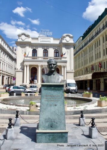 Place du Théâtre de l'Odéon, Bucarest, Roumanie 