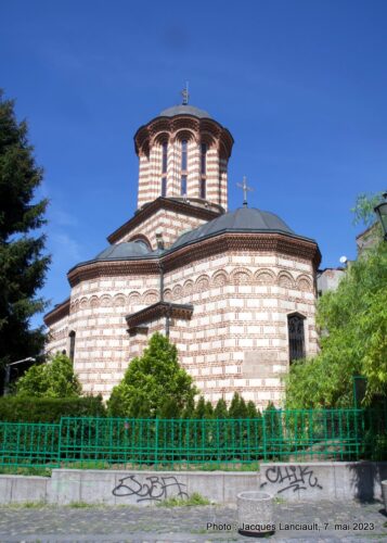 Biserica Curtea Veche, quartier Lipscani, Bucarest, Roumanie