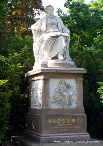 Monument Franz Schubert, Stadtpark, Vienne, Autriche
