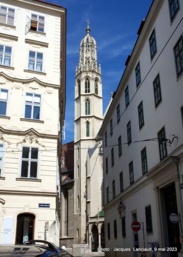 Clocher de l'église Maria am Gestade, Vienne, Autriche